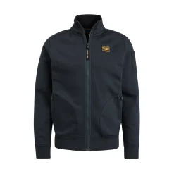 PME Legend Tops*Sweat Jacket In Terry Fabric Blue