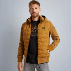 PME Legend Tops*Sweat Jacket With Hood Brown