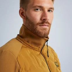 PME Legend Tops*Sweat Jacket With Hood Brown
