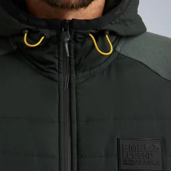 PME Legend Tops*Sweat Jacket With Hood Green