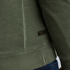 PME Legend Tops*Sweat Jacket With Zipper Green