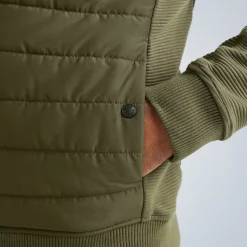 PME Legend Tops*Sweat Jacket With Zipper Green