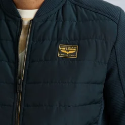 PME Legend Tops*Sweat Jacket With Zipper Blue