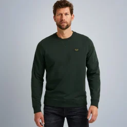 PME Legend Tops*Sweatshirt With Cargo Pocket Green