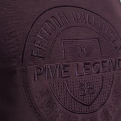 PME Legend Tops*Sweatshirt With Different Textures Brown