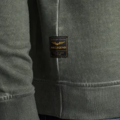 PME Legend Tops*Sweatshirt With Flight Pocket Green