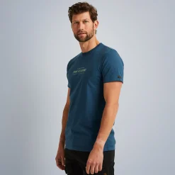 PME Legend Tops*T-Shirt With Artwork Blue