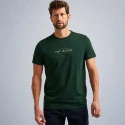 PME Legend Tops*T-Shirt With Artwork Green